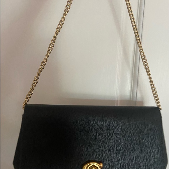 Coach Black Chain Shoulder Bag - Picture 11 of 11